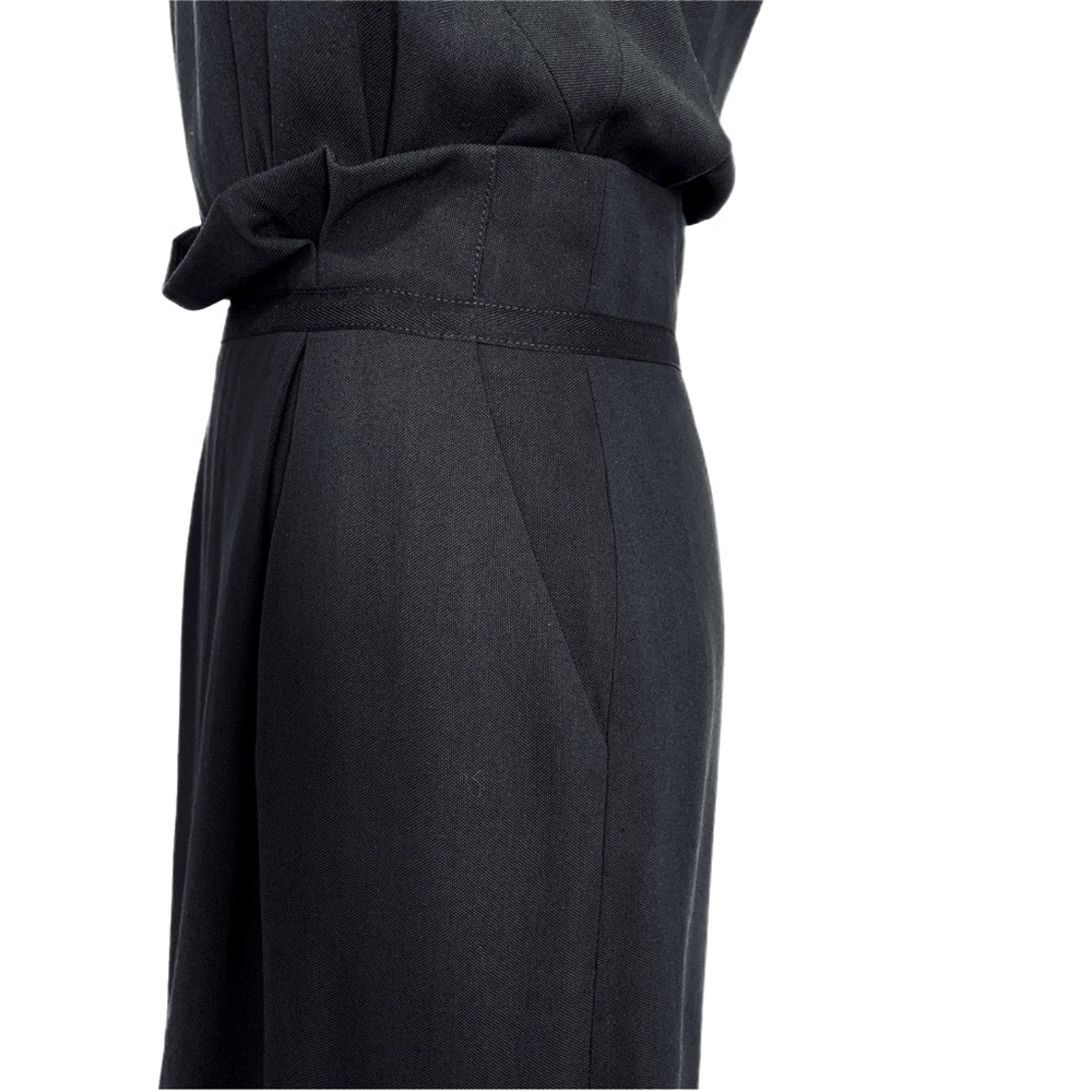 Jenni Kayne | NWOT💎RARE FIND💎Paperbag Pleat Waist Mini Dress + Pockets Black 2 - Picture 11 of 15